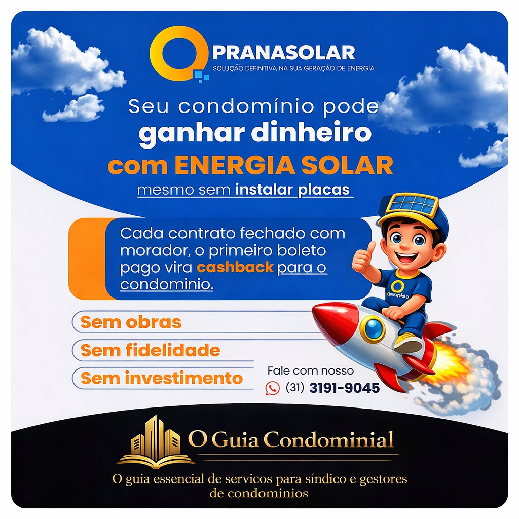 Energia solar para seu condomÃnio